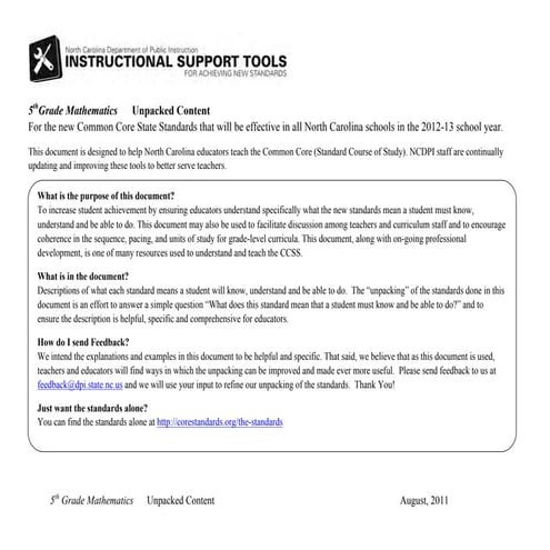 Instructional Support Tools