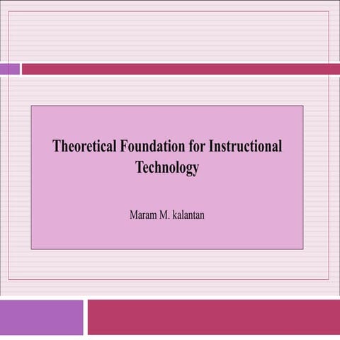 Instructional technology