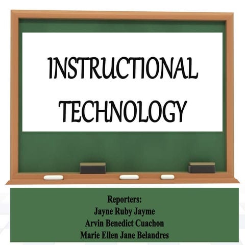 Instructional technology