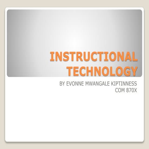 Instructional technology and transormative education
