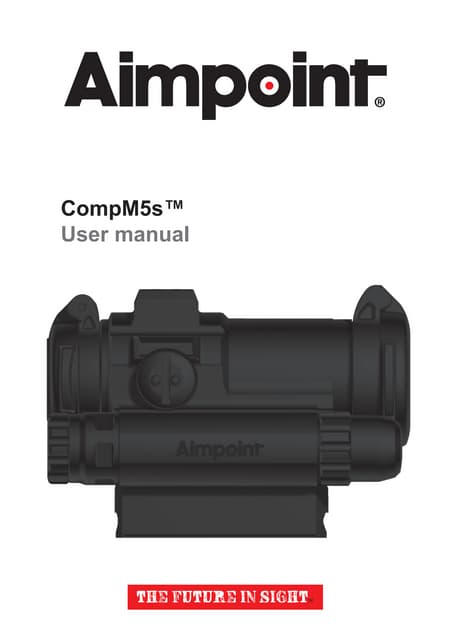 Product Sheet | Aimpoint Duty RDS | Optics Trade | PDF