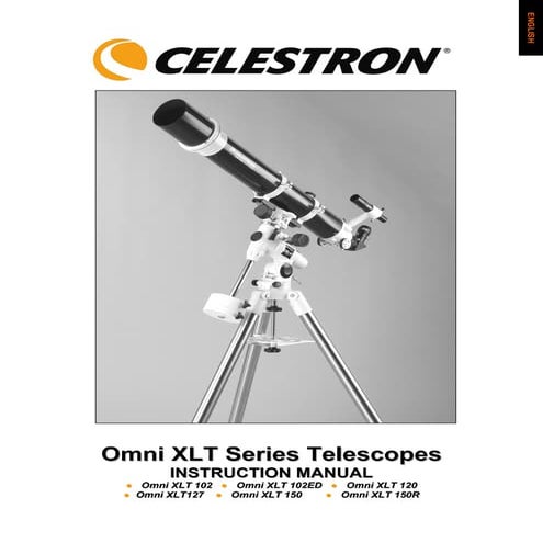 Instruction Manual | Celestron OMNI XLT Telescope | Optics Trade
