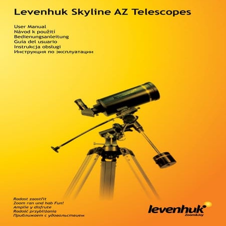 Image of Levenhuk direct website