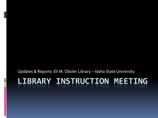 Instruction meeting 1 20-12