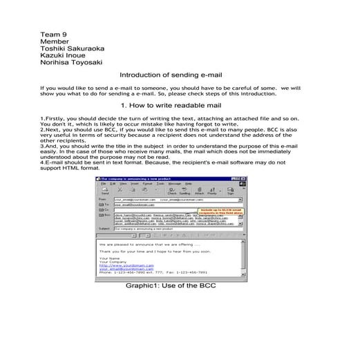 Instructionofsendingae mail