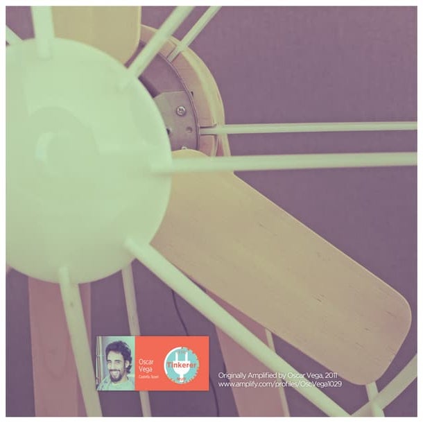 Make a fan with a vacuum cleaner