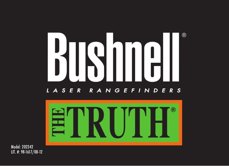 Instructions Bushnell The Truth Rangefinder | Optics Trade