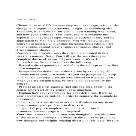 InstructionsClients come to MFTs because they want to change, .docx