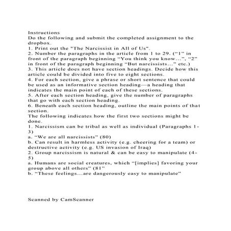 InstructionsDo the following and submit the completed assignment.docx