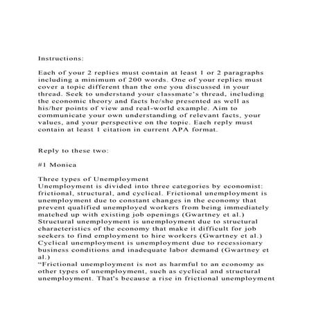 InstructionsEach of your 2 replies must contain at least .docx