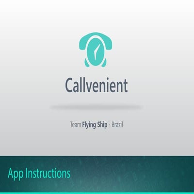 Callvenient - App Instructions
