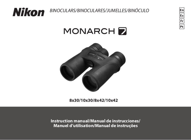 Instructions NIKON Monarch 7 Binoculars Optics Trade