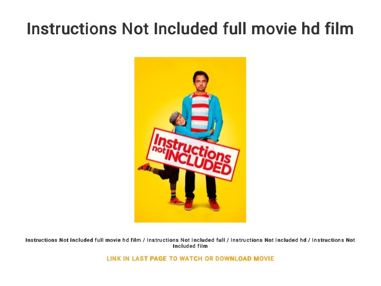 Instructions Not Included full movie hd film