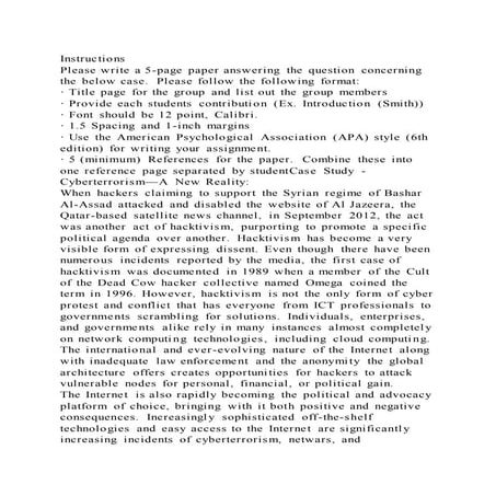 Instructions please write a 5 page paper answering the question con