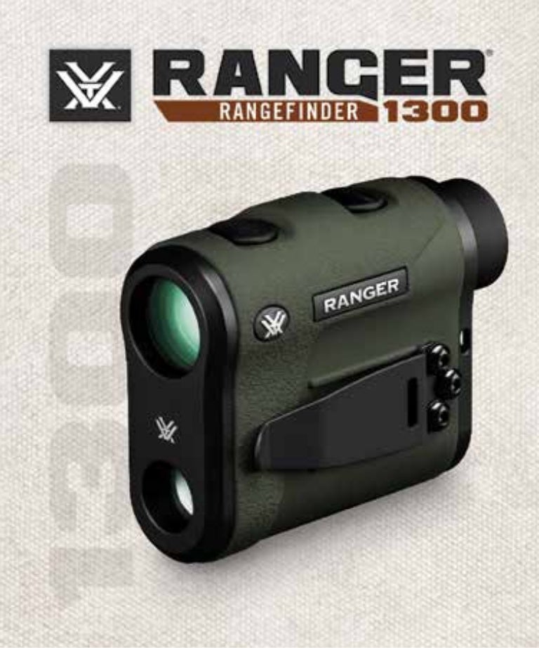 Instructions Vortex Ranger 1300 Rangefinder