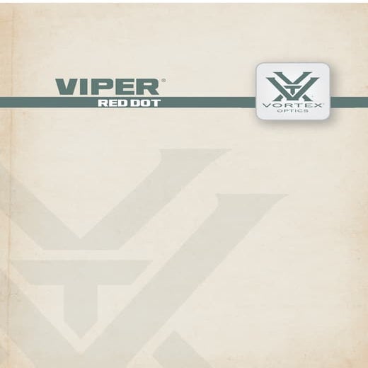 Instructions VORTEX VIPER Red Dot | Optics Trade | PDF