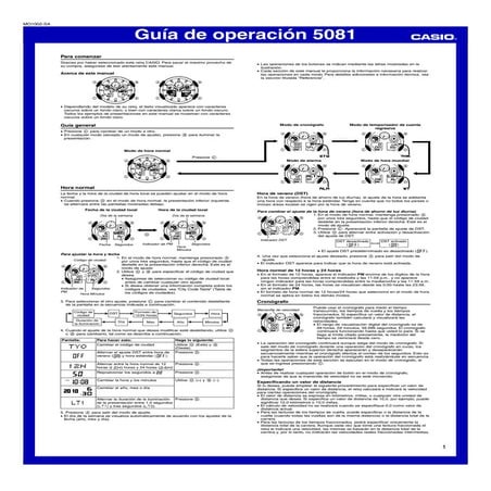 Casio qw415 587-590_593_595_596-es | PDF