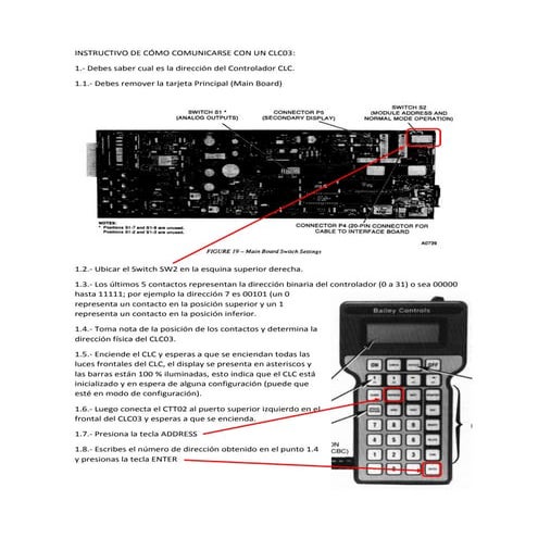 Instructivo de cómo comunicarse con un clc03 | PDF