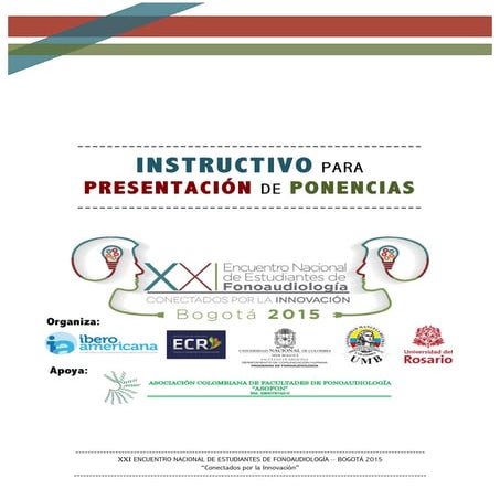 Formato Presentación de Ponencias | PDF