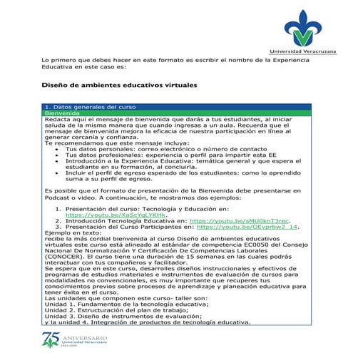 Instructivo presentacion