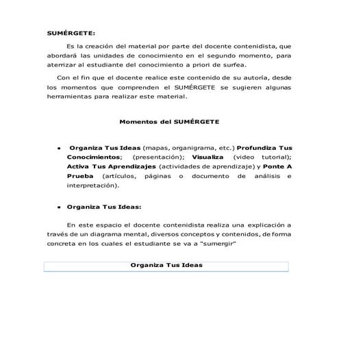 Instructivo sumergete 