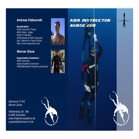 Deutscher AIDA Instructor Kurs 2011 