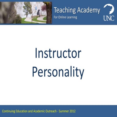 Instructor Presence