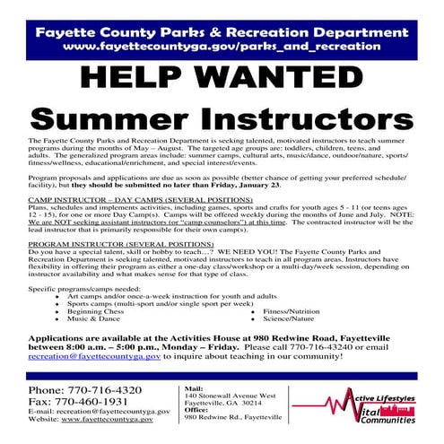 Karate & Tai Chi classes in Fayettevile, GA | PDF