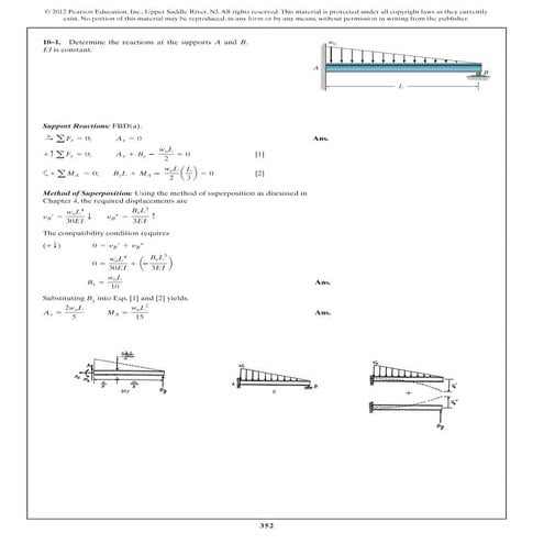 Instructor solution manual for chapter 10  indeterminate structures "structur...