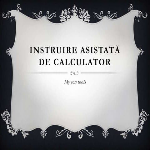 Instruire asistată de calculator