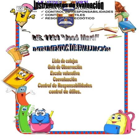 INSTRUMENTOS DE EVALUACIÓN / WORD