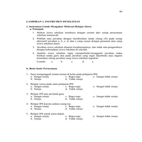 Lampiran 3 instrumen penelitian | DOC