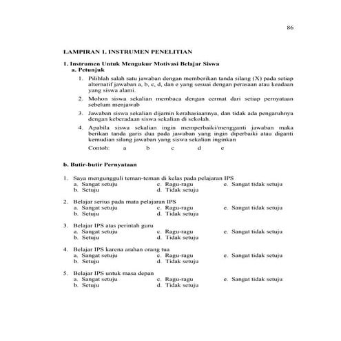 Lampiran 3 instrumen penelitian | DOC