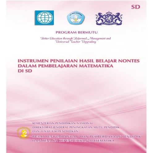Instrumen Penilaian Hasil Belajar Nontes dalam Pembelajaran Matematika di SD