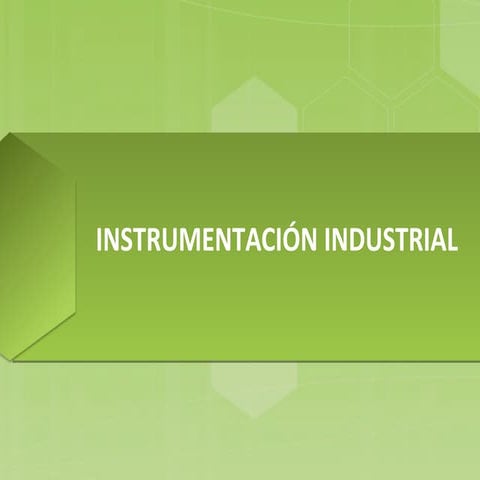 Instrumentación Industrial 