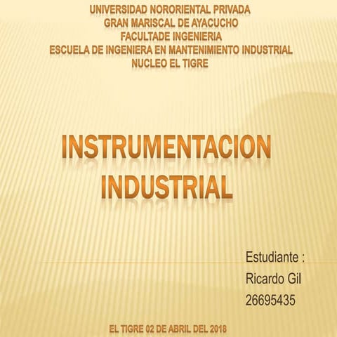 Variables de instrumentacion.. | PDF