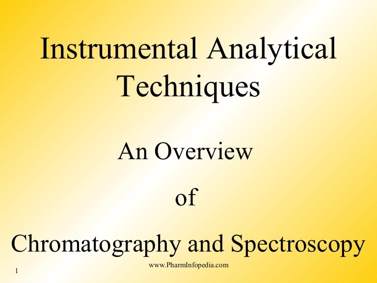Instrumental analysis