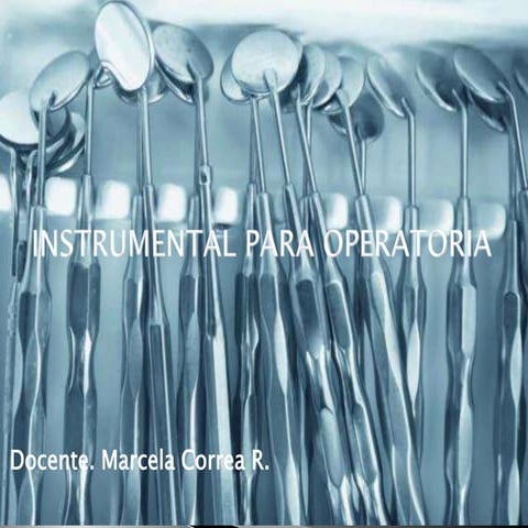 Instrumental en operatoria