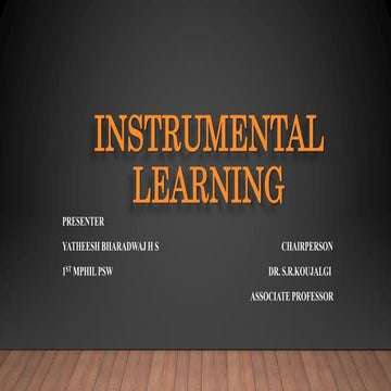 Instrumental learning.pptx