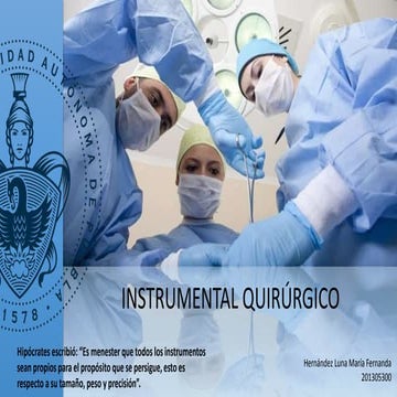 Instrumental quirurgico