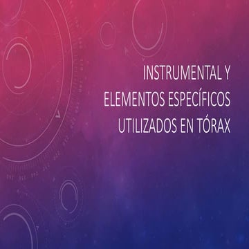 Instrumental torax