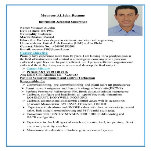 Mouneer ALjebn CV