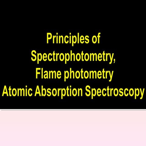 Instrumentation, P K MANI