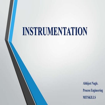 Tempearture and Flow Instrumentation