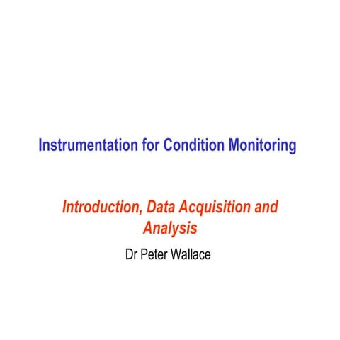 Instrumentation for Condition Monitoring.ppt