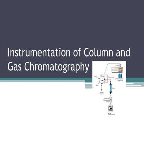 Instrumentation of column and gas chromatography