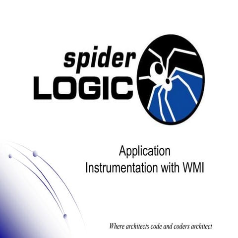 Application Instrumentation with WMI