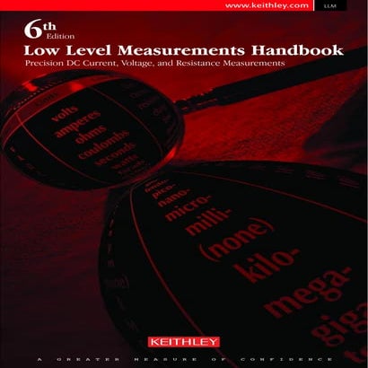 [Instrument] low level measurements handbook (keytley)