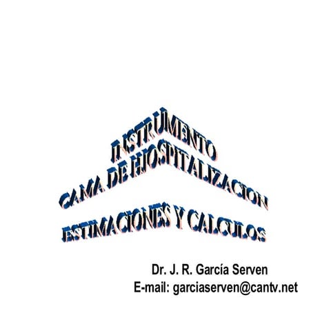 Instrumento Cama. Calculos Y Estimaciones