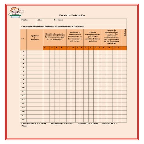 Instrumento de Evaluación 